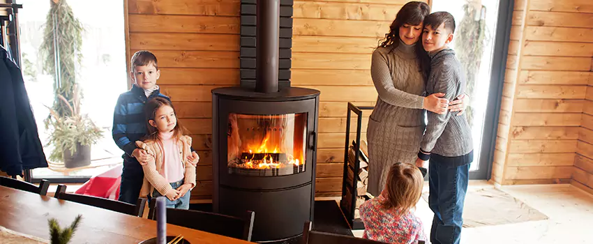 Morso Cast Iron Fireplace Insert Installation in Melrose Park, Illinois