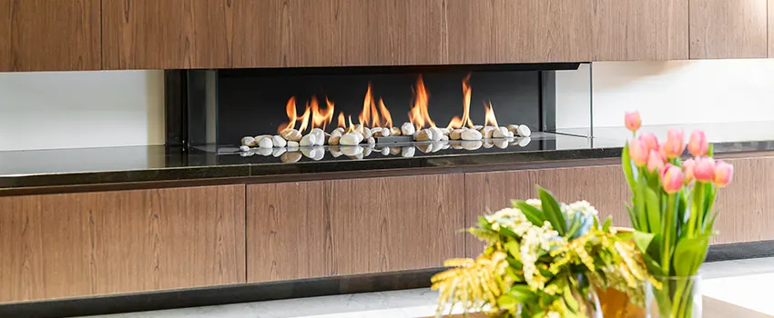 Double-height Fireplace Design Refurbishment in Melrose Park, Illinois
