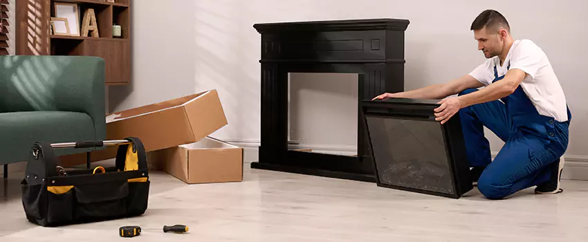 Old Rusted Metal Fireplace Repair And Replacement in Melrose Park, IL