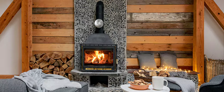 Thelin Hearth Products Direct Vent Gas Stove Fireplace Inspection in Melrose Park, Illinois